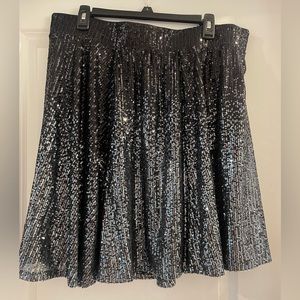 NWT! Torrid ombre sequin skirt